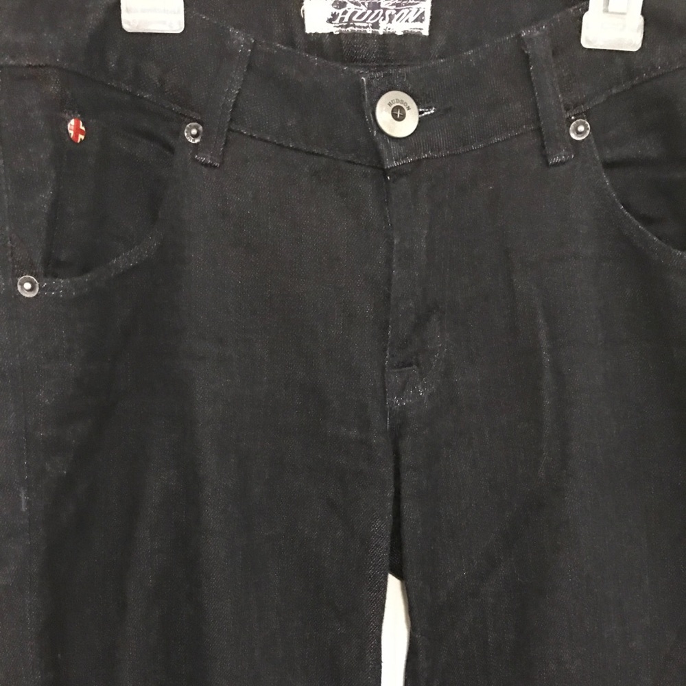 HUDSON  dark blue wash wide leg jeans size 27 - Picture 4 of 6
